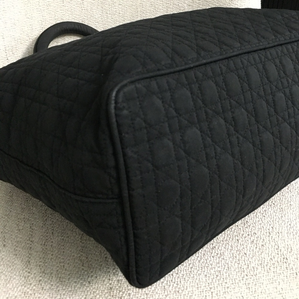 Christian Dior Lady Dior Canage Handbag black canvas - Picture 10 of 16